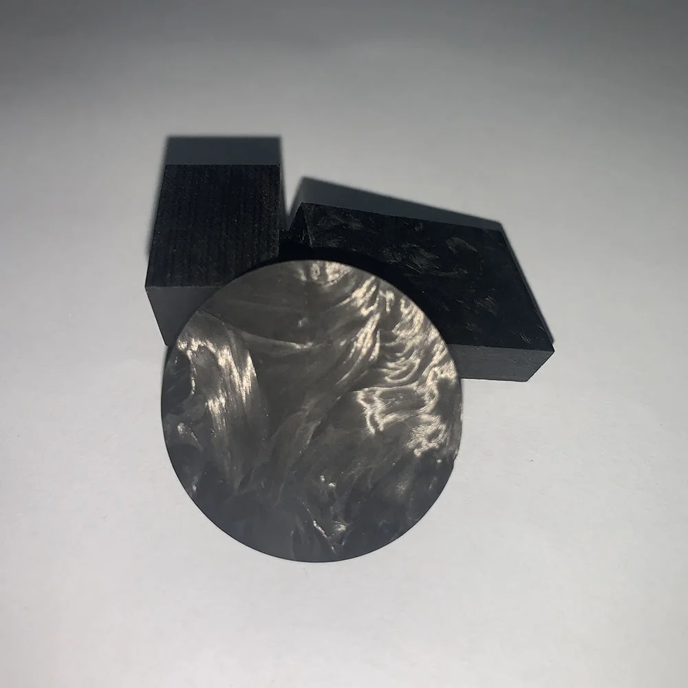Blank watch dial made of ultra-light high-light carbon fiber material suitable for high-end modified automatic watches
