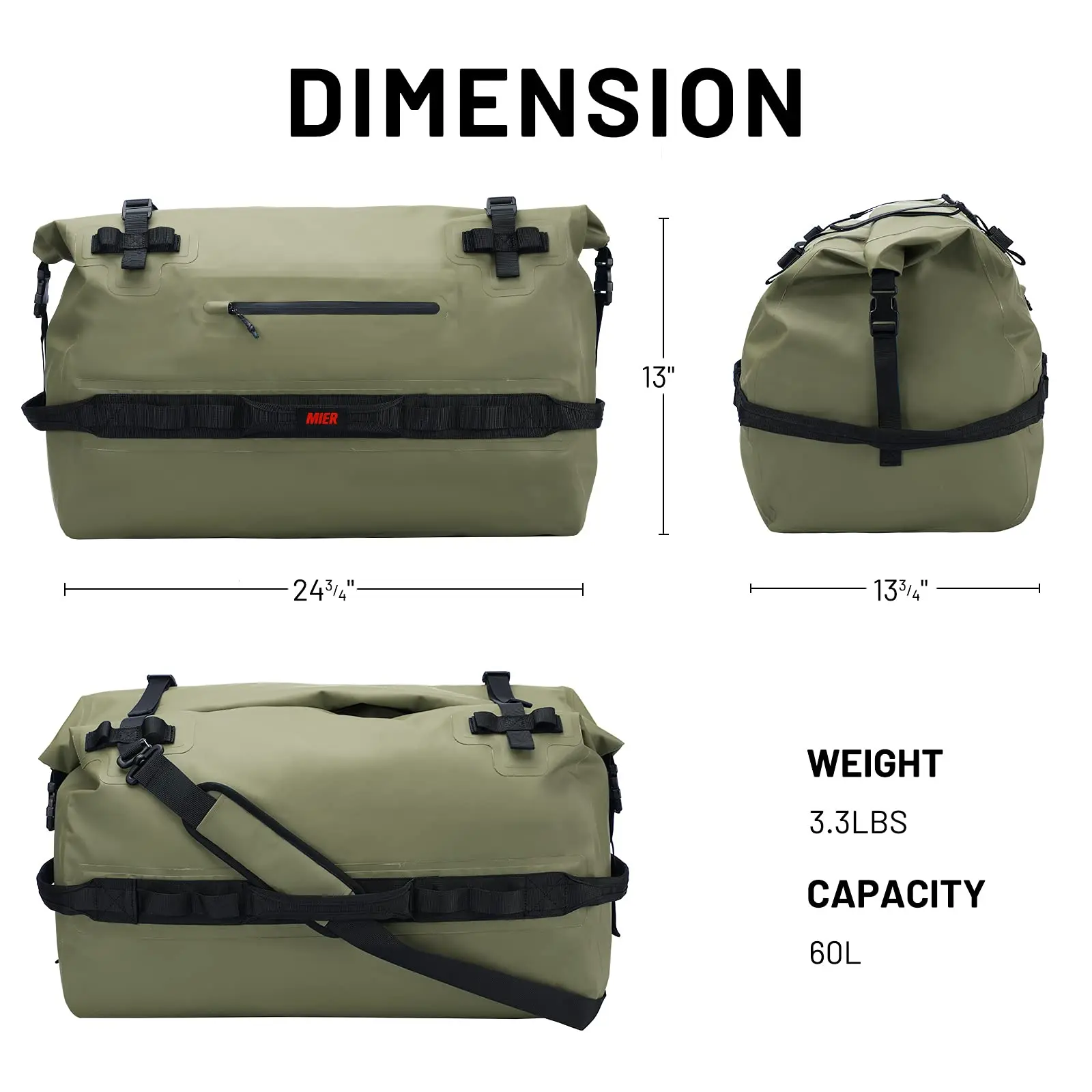 Сухой Рюкзак Rolltop спортивные сумки большой водонепроницаемый спортивный рюкзак для