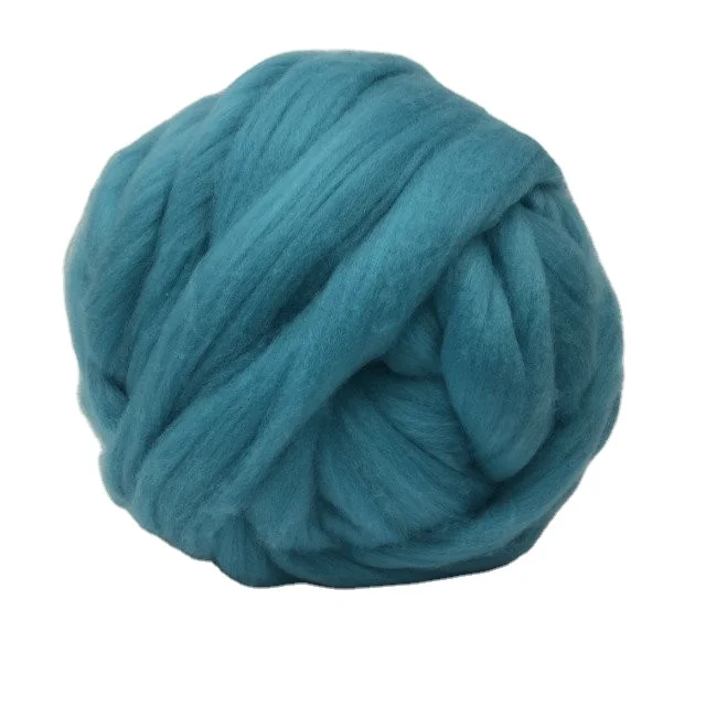 66 S 100% wool thick arm knitting giant yarn super chunky merino wool yarn
