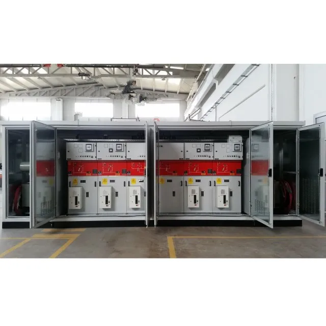OEM kiosk outdoor station compact substation combination compact European style distribution transformer with switchgear panel