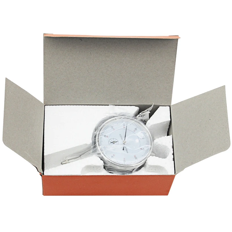 0-10MM High Precision Steel Pointer Dial Tester Mechanical Indicator Dial Indicators Gauge