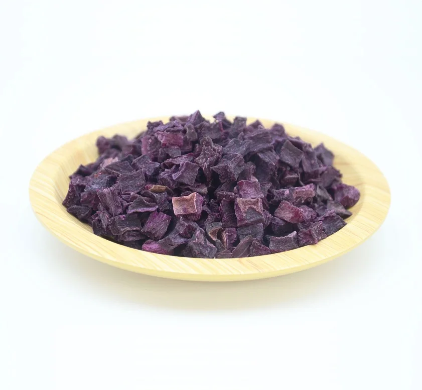 The factory supplies crops for direct sales of food from the place of origin, such as dried purple potatoes and chips