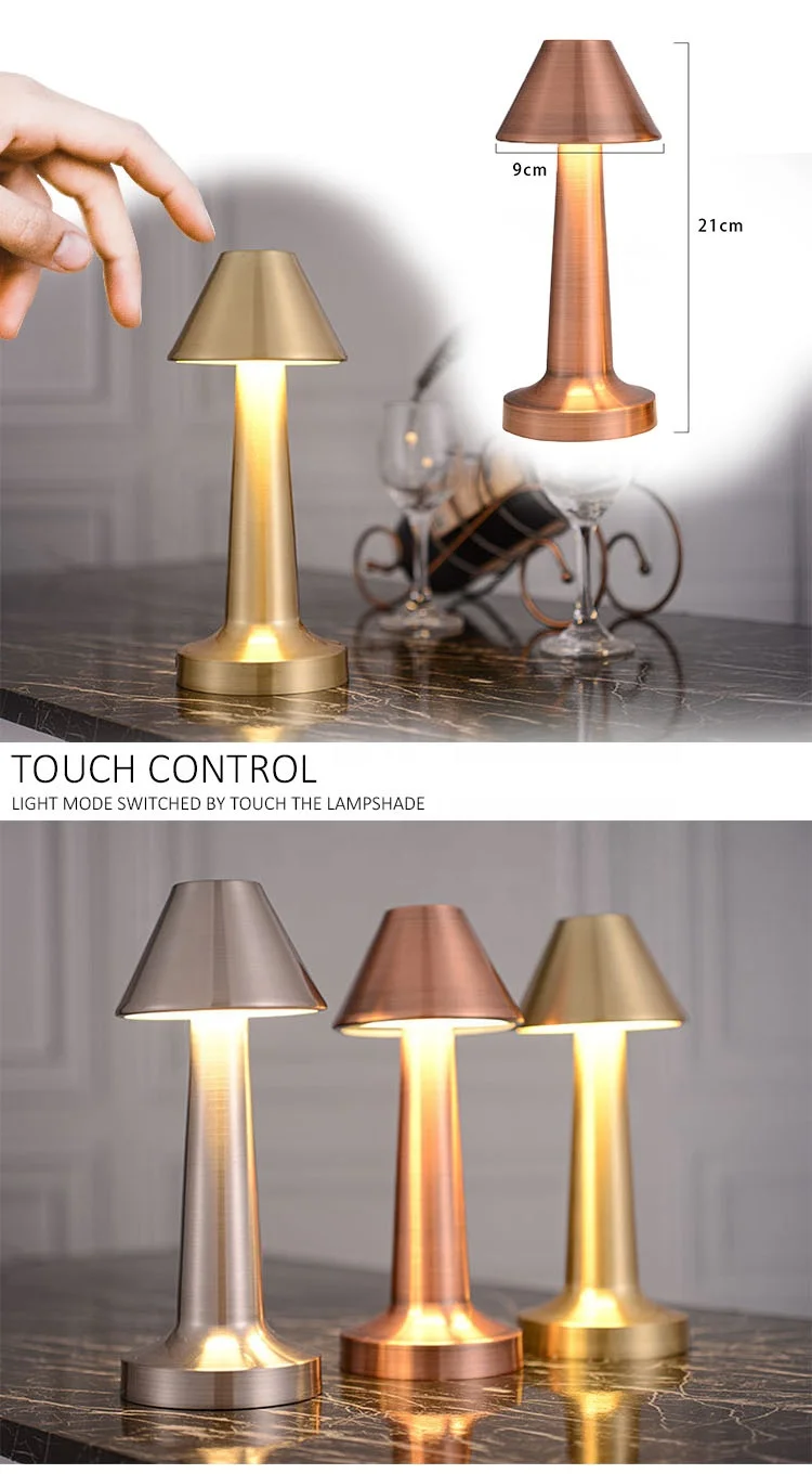 SML Simple Lamps Touch Sensor LED Reading Light Desk Table Lamps Decoration For Home Dining Room Bedroom Living Room