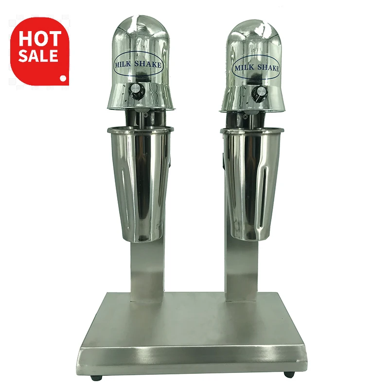 220V Chinese supplier commercial double head milk shaker machine ice cream mixer cocktail drinking machine