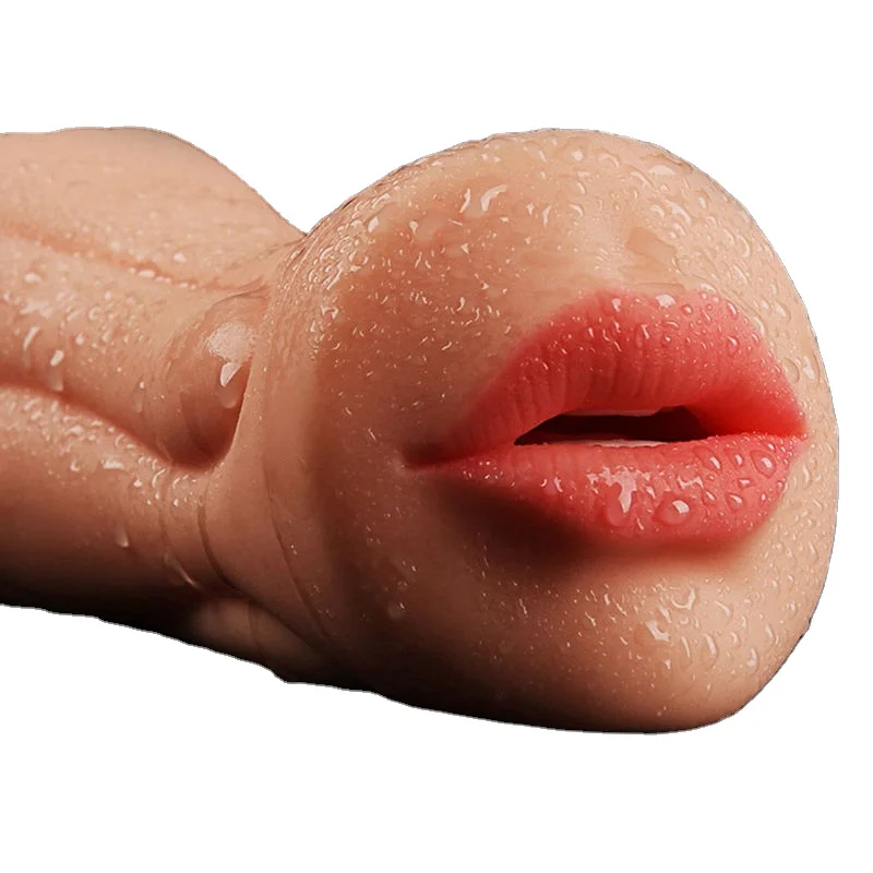 Free Sample Realistic Vagina Masturbator Oral Mouth Aircraft Cup Pock Pussy Intimate Deep Throat Double Hole Sex Toy For Men