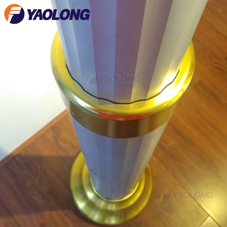 3 Meter Customized Tapered Aluminum Lamp Pole/Metal Pole For Lighting