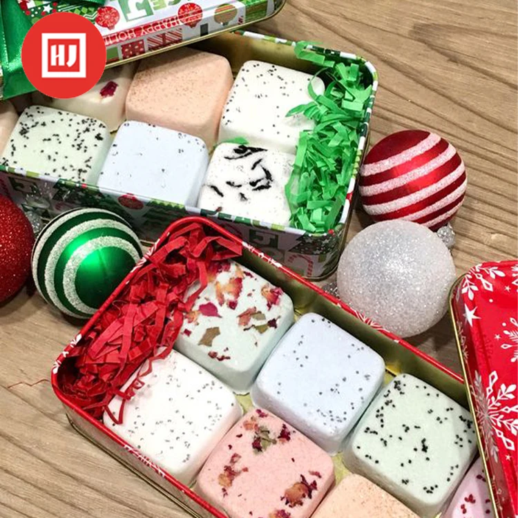 High quality Shower Bombs gift set with private label travel shower tablet Msds 100% Natural Ingredients