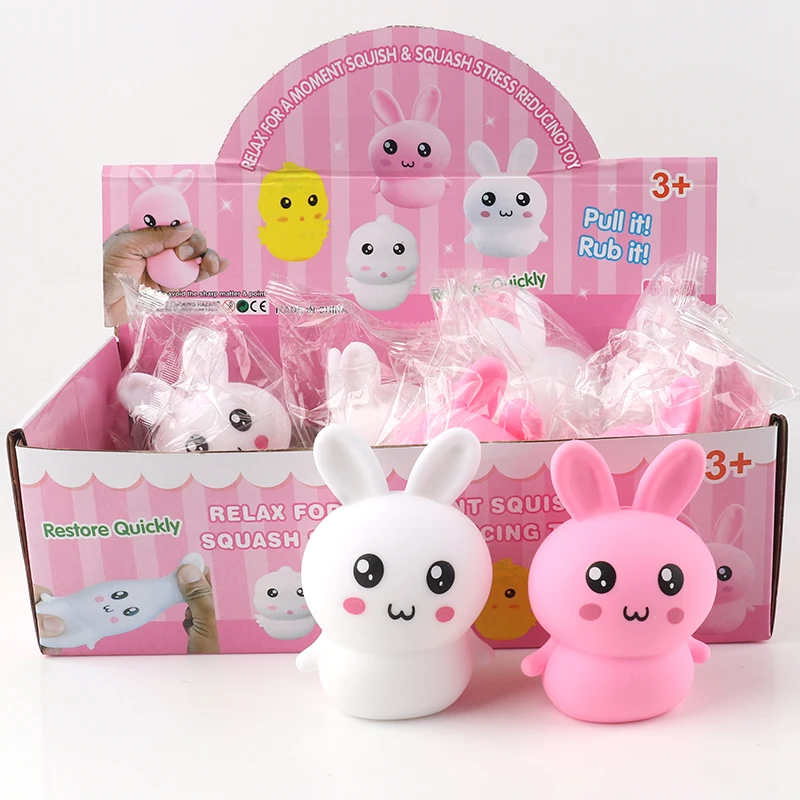 Новинка 2021, игрушки-сжималки из термопластичной резины, мягкие игрушки-кролики в виде животных, игрушки-антистресс для взрослых