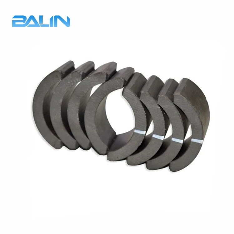 Сертификация RoHS заказной высококачественный ферритовый роторный магнит