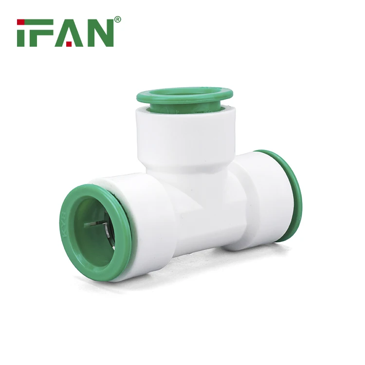 IFAN Cheaper Price PPR Quick Connect Plastic Water Plumbing Materials PPR Pipes Fittings