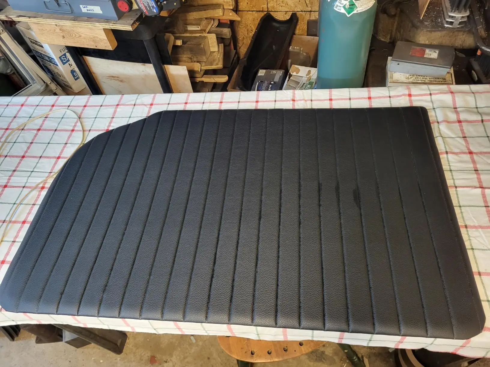 Стеганая подкладка из пенопласта