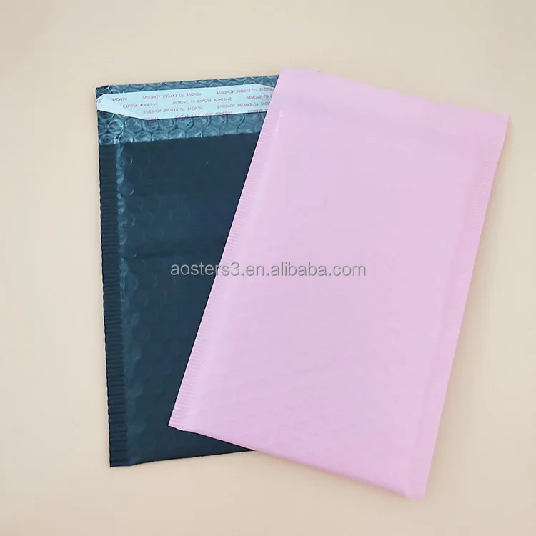 Custom Shipping Envelope Padded Compostable 100% Biodegradable Bubble Mailers Bags With Logos