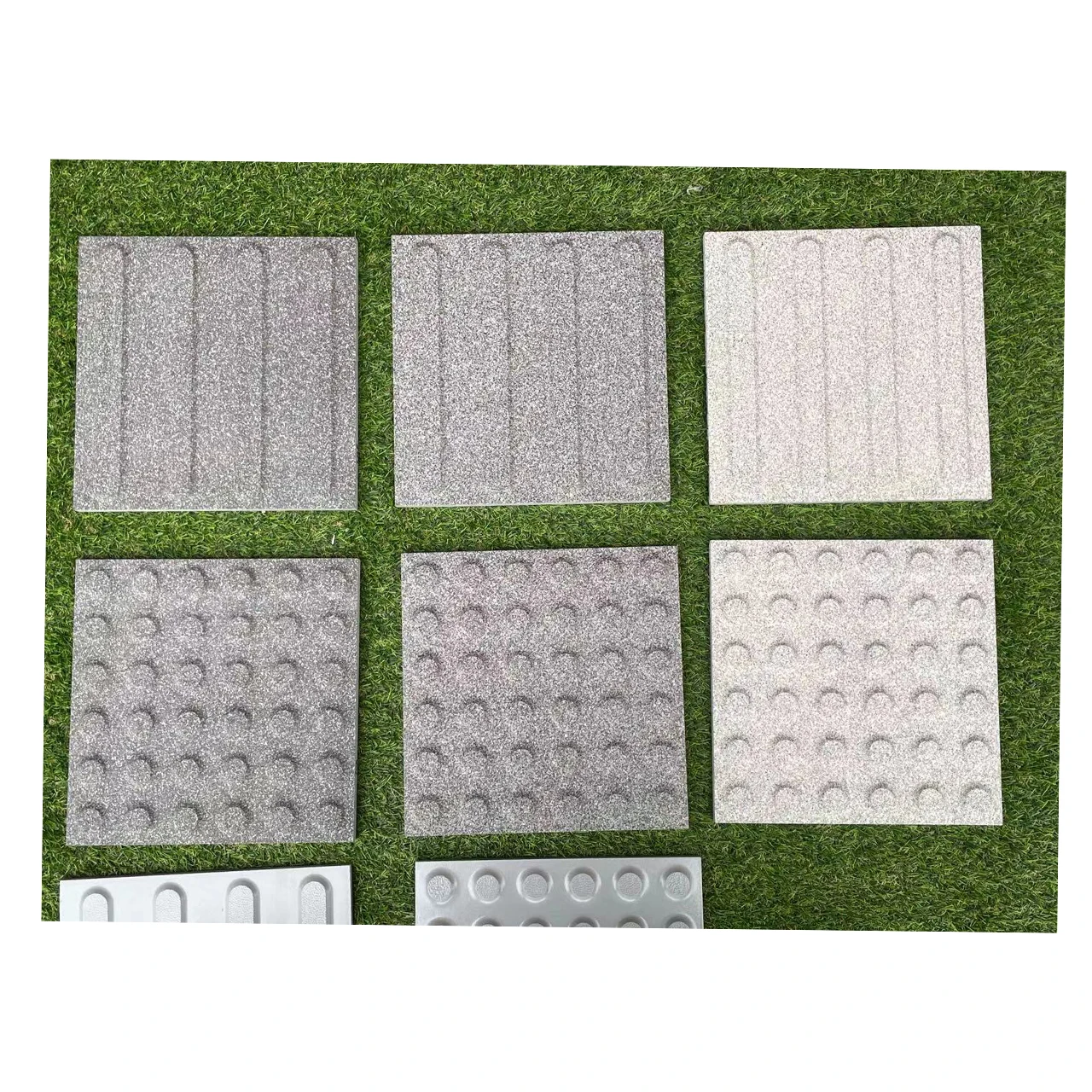 Garden road anti-slip blind track tiles pavers paving stone tactile indicators
