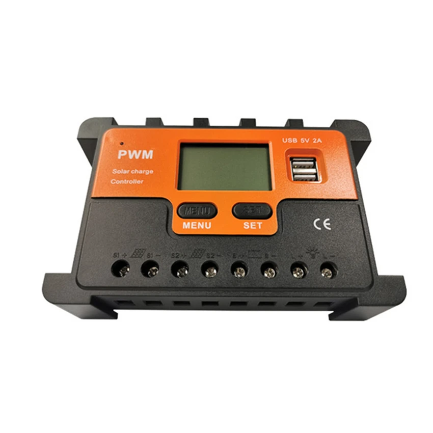 40A 12V 24V 48V Pwm Solar Charger Panel Solar Controller Solar Charge Controller