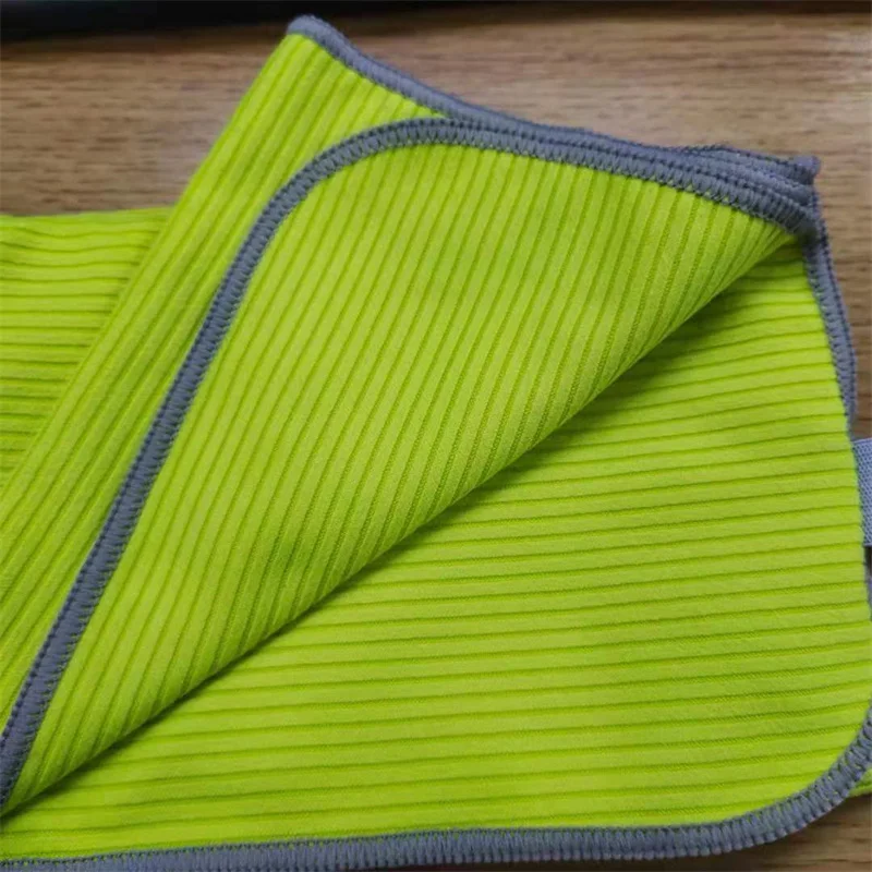Полотенце из микрофибры в полоску замшевое пляжное полотенце с сетчатой сумкой
