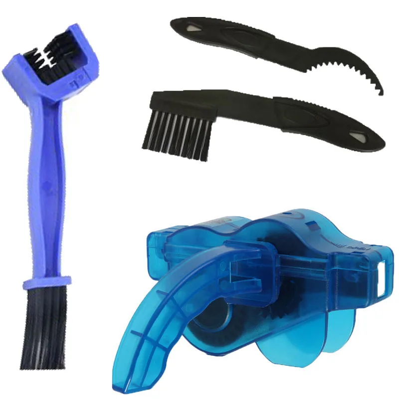
Portable Bicycle Bike Chain Washer Cleaner Tool Bike Chain Scrubber Bicycle Outdoor Clean Brush Kit 