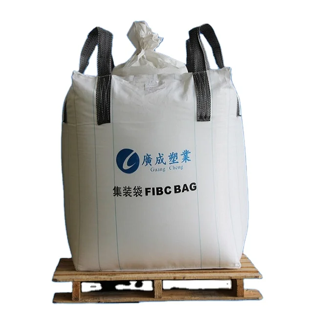 Heavy Duty Circular U Panel Large Bulk Container FIBC Bag Safety Factor 5:1 Polypropylene Big Bag