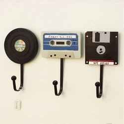 Американский Сельский ретро дизайн каучуковый кино приспособление форма крючок для пальто настенный набор