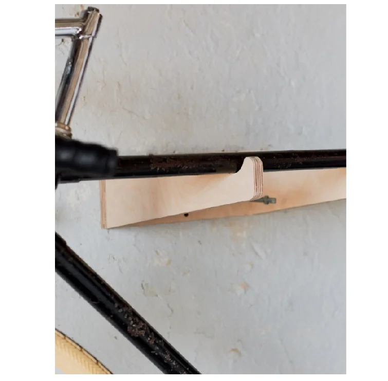 Road Bike Wall Mounted Rack Bike Holder Wall Mount Plywood Bike Bicycle Rack