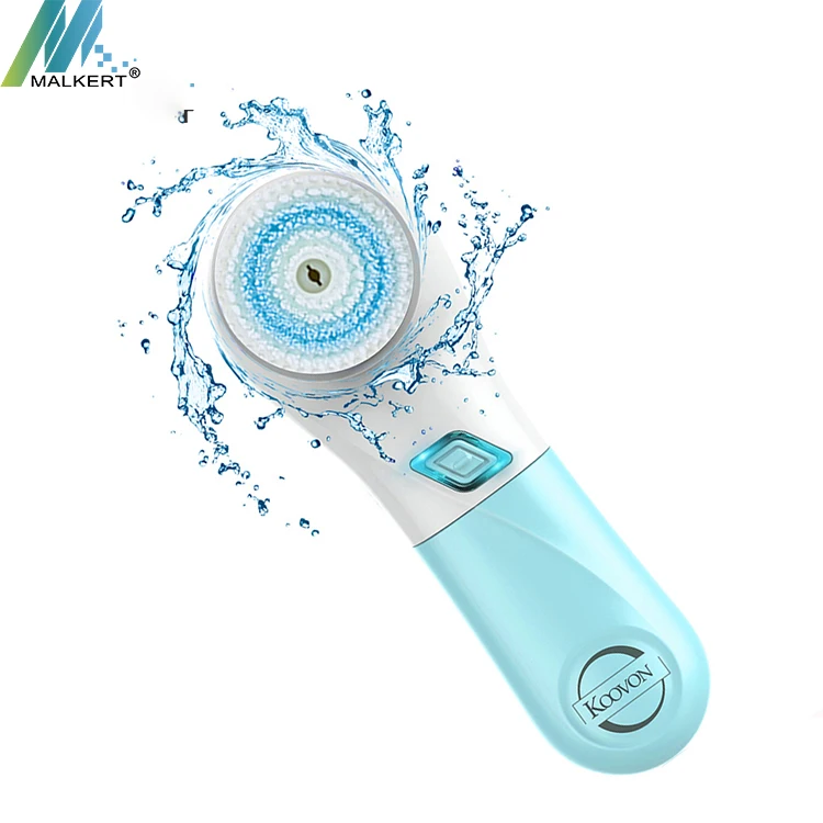 
MALKERT 2021 Silicone Facial Cleansing Brush High Frequency Facial Cleansing Spin Brush Waterproof IPX6 Face Massager Vibrator 