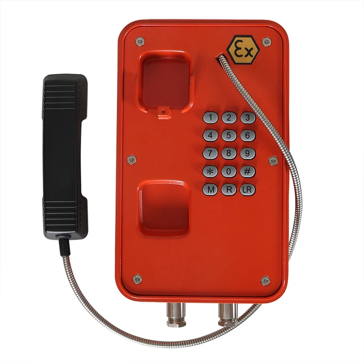 ATEX Сертифицированный взрывозащищенный телефон SIP/VOIP промышленный для нефти и газа