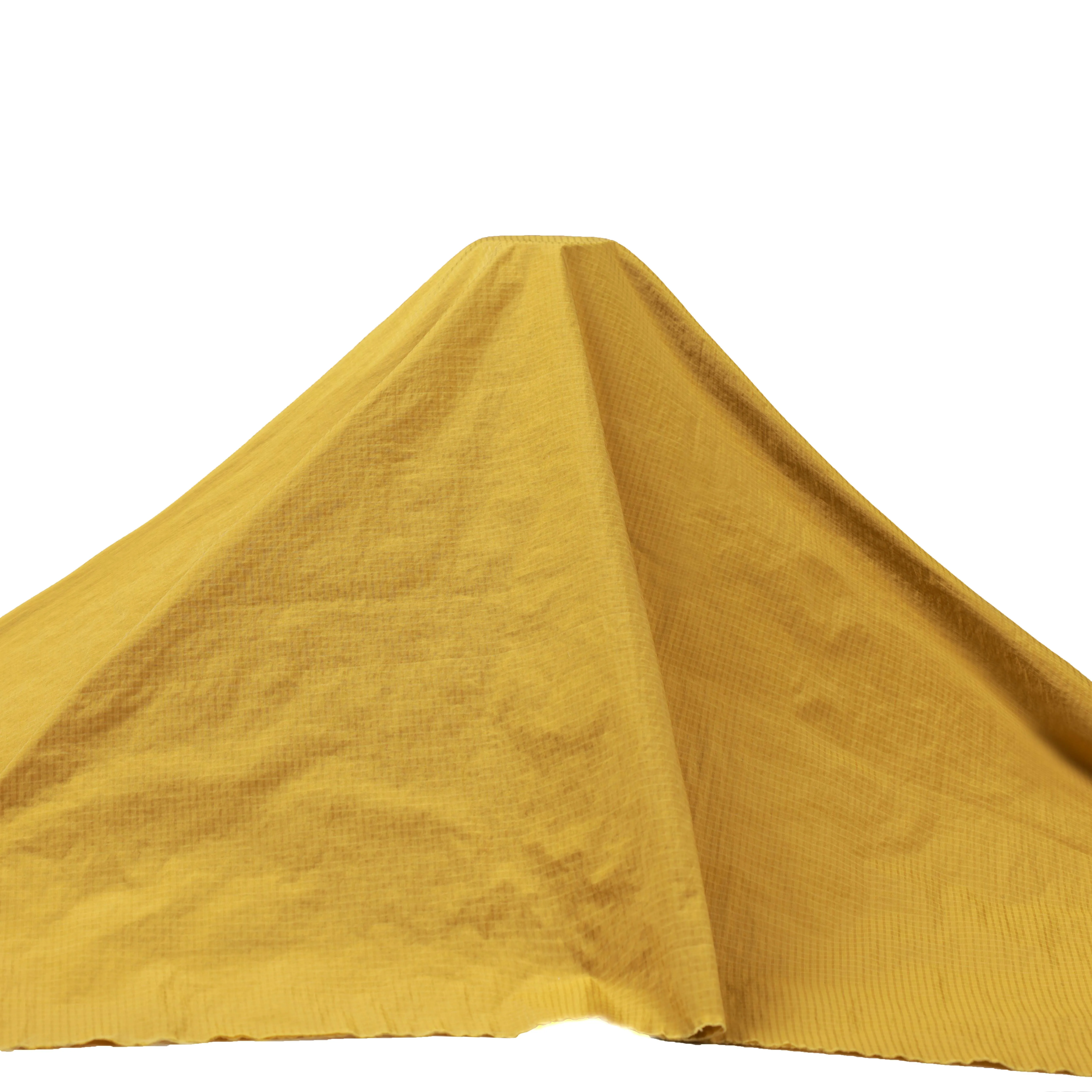 20D high density double plaid nylon fabric for down jacket