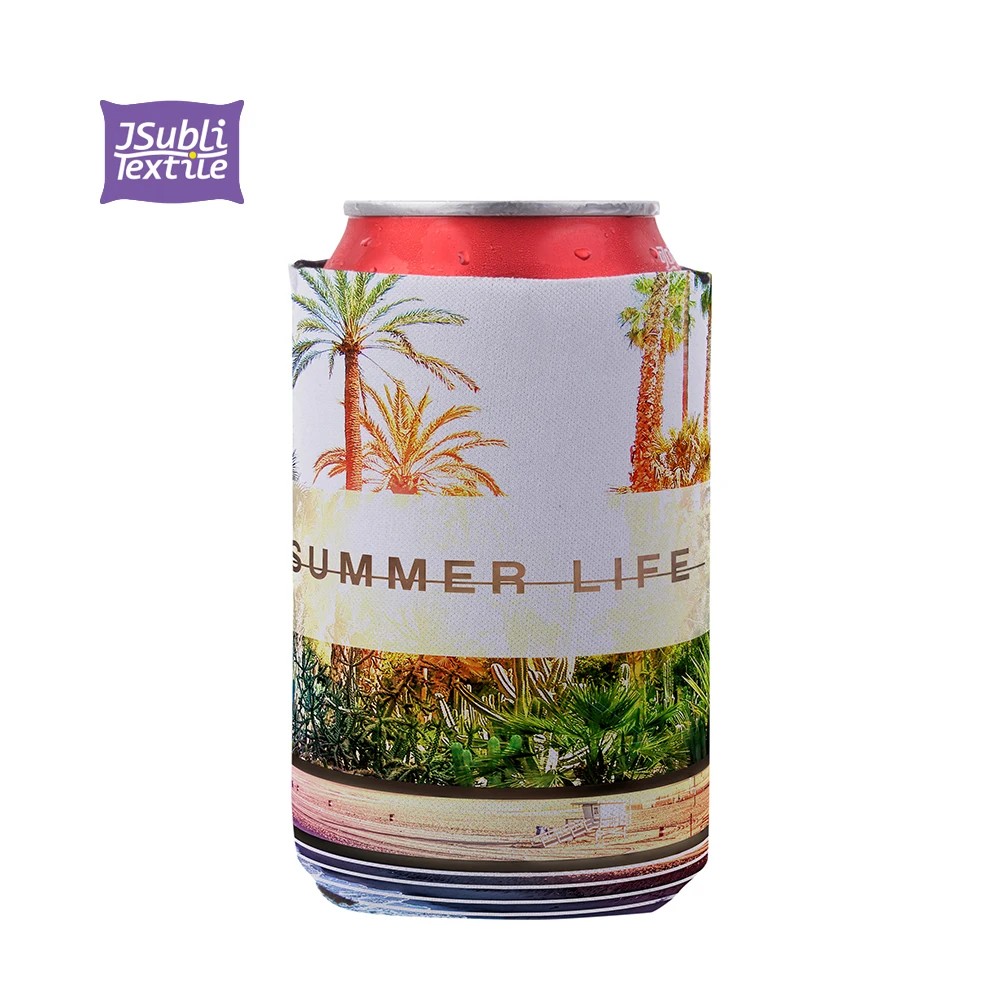 Top Selling Products Wholesale 10*10cm Sublimation Neoprene Can Cooler