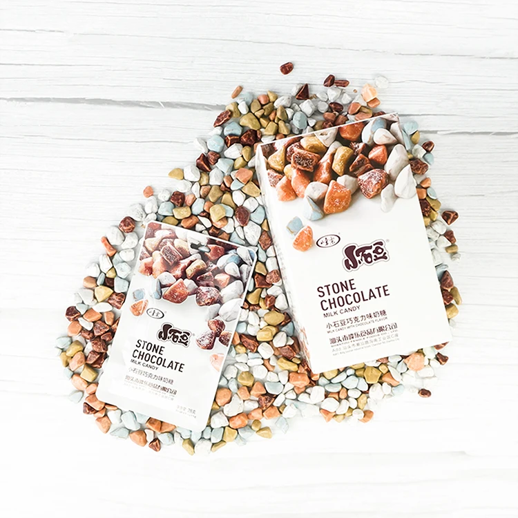 Хрустящие камни шоколадные конфеты детство память Молочные Конфеты Популярные каменные конфеты жевательные закуски