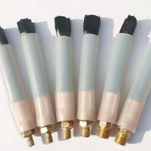 High quality M6 M8 M10 thread Carbon Fibre Brush For Weld Bead Weld
