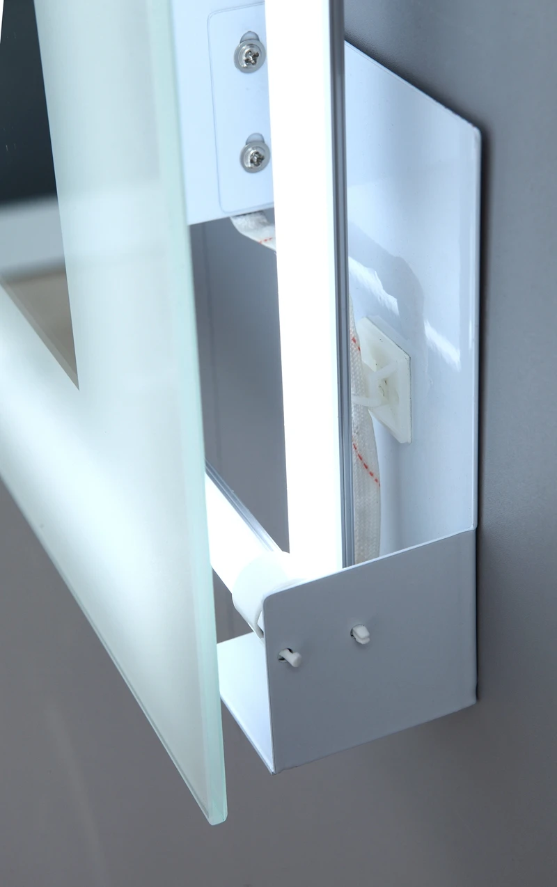 Bathroom basin mirror smart LED light mirror anti - fog toilet smart mirror touch screen