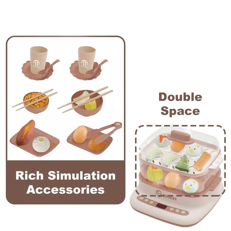 Hot Selling Single Deck Grill Toys Cooking Items Households Products Set Kids Toy Kitchen Toys For Kids
