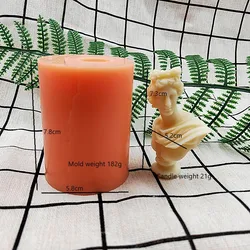 NO113 DIY Greek mythological character Apollo candle mold cake decoration silicone mold