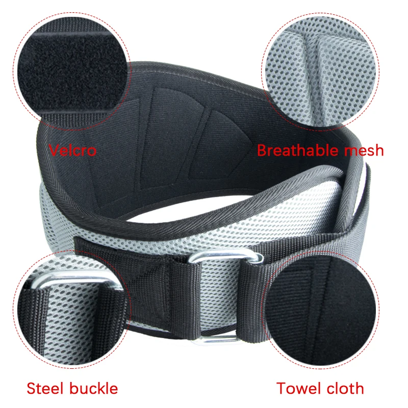  Custom Logo Waist Support Powerlifting Weightlifting Gym Belt Wholesale Nylon Adjustable Weight
