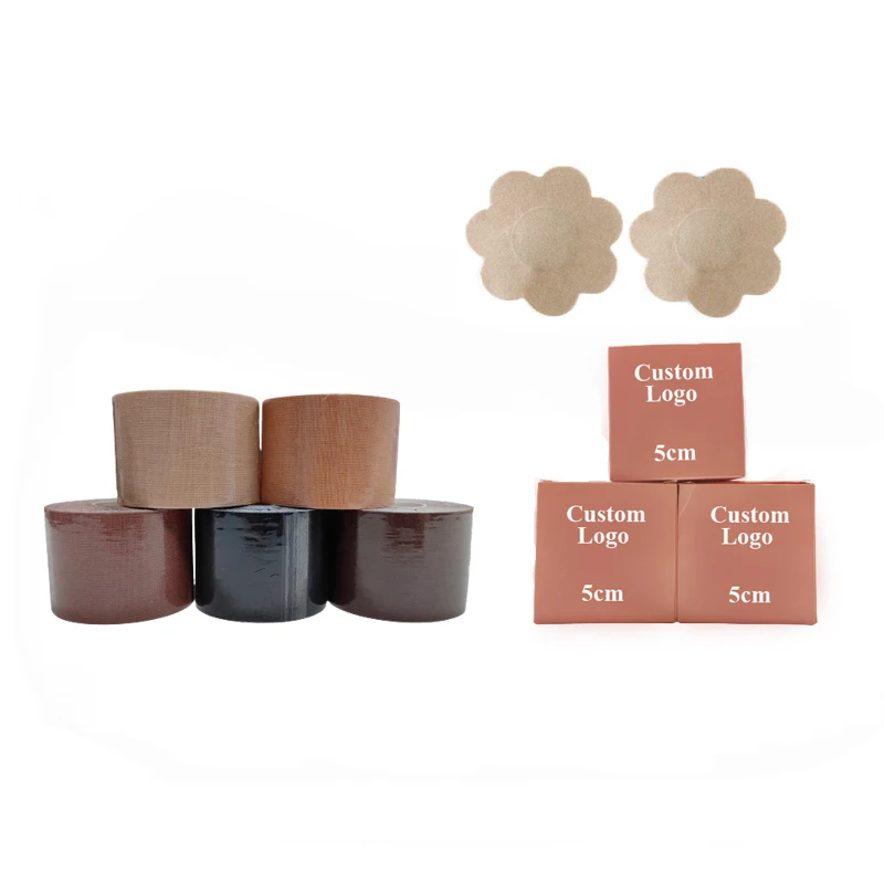Sweat Proof Nude Waterproof Breast Adhesive Lift Body Tape Bra Support Roll For Strapless Dresses