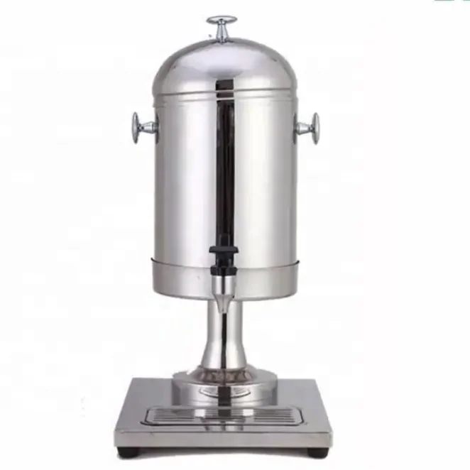 8L 201Stainless Steel  Wedding Beverage Dispenser Beer Tower Soda Dispenser With Tap