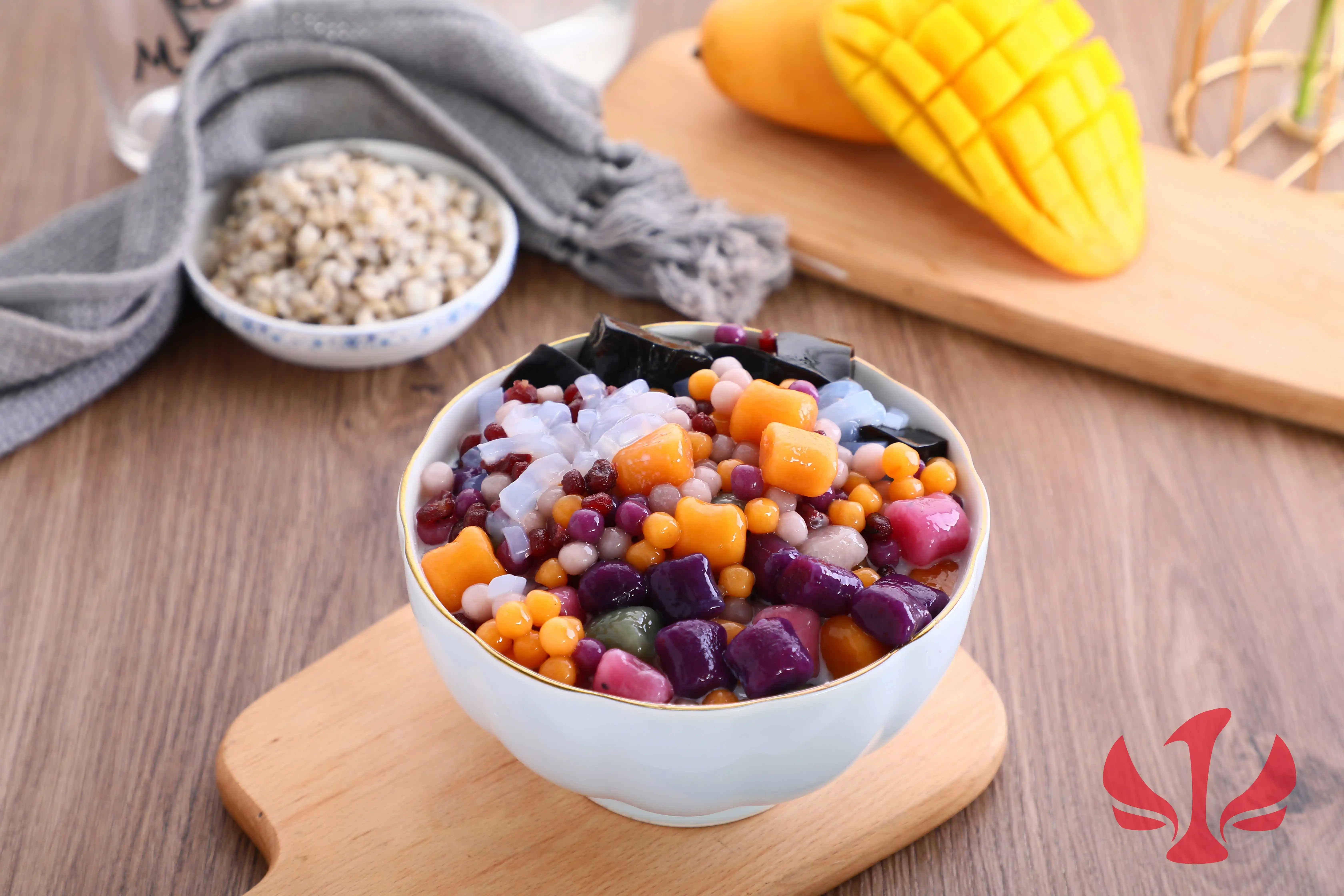 Wholesale Hot Sale Frozen Prepared Food Taro Tapioca Colour Taro Ball