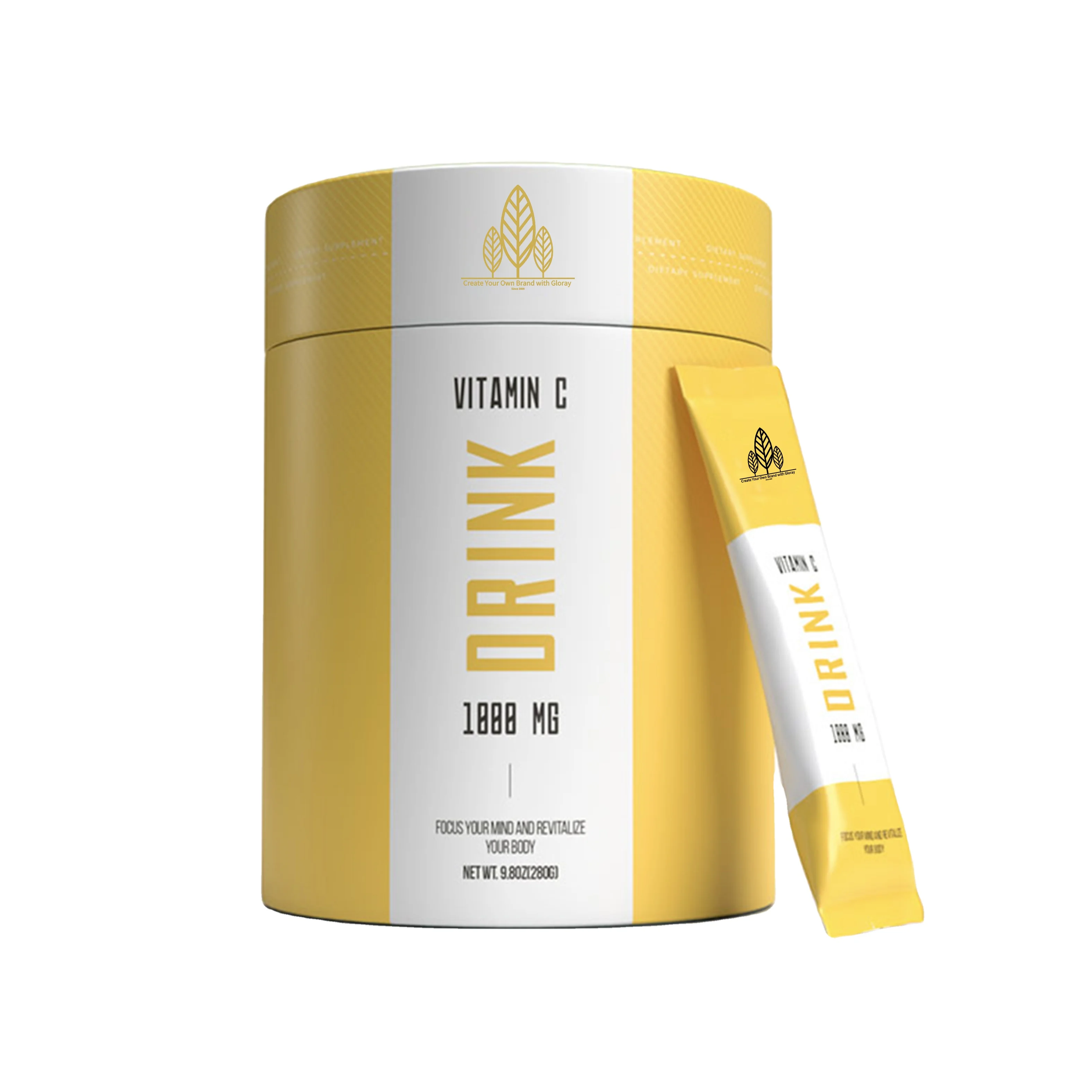 Vitamin C Drink OEM Factory Supply Healthy Supplement for Immune Support & Antioxidant Protection Collagen Booster, Vegan Drink