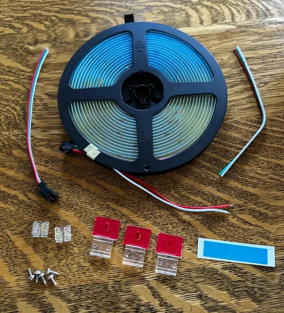 10M smart flowing COB LED Strip Running water Light Horse Race Lamp 360Led With Backflow Marquee White Nature Warm White DC24V