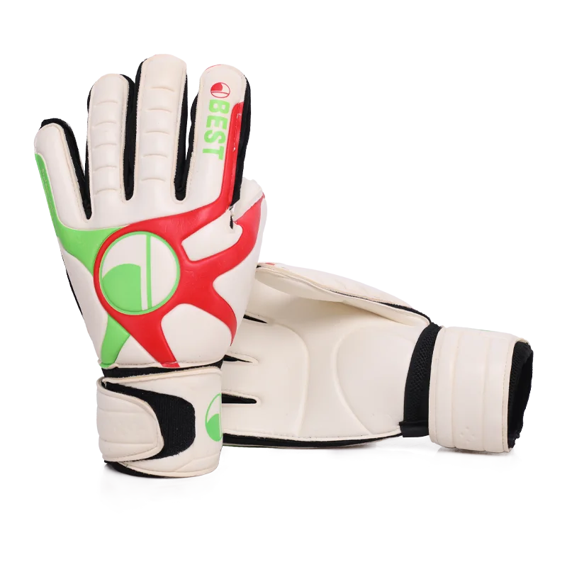 
football With finger guard full latex football goalkeeper gloves 