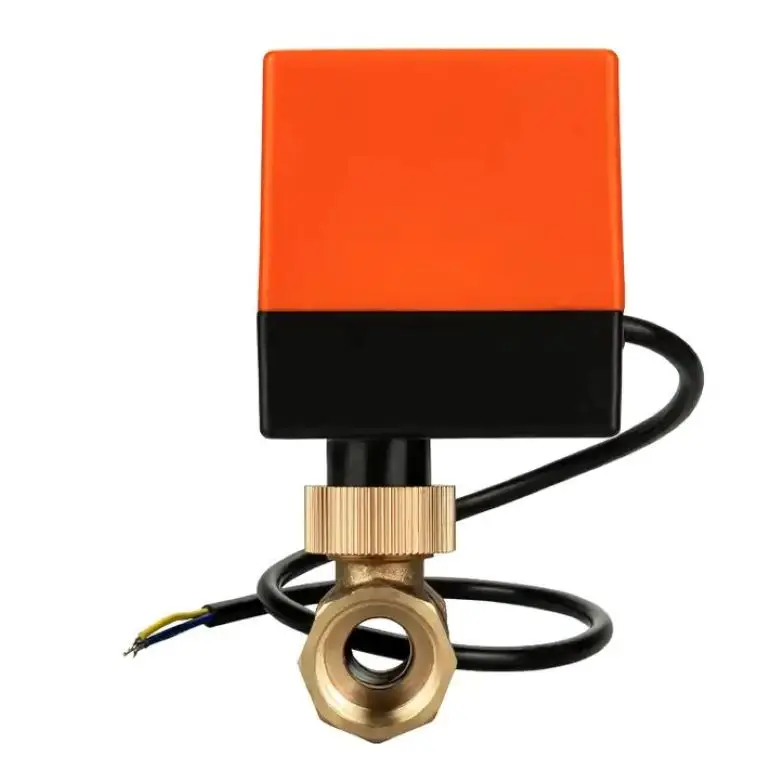 factory price high quality  brass 2-way electric 2 way ball valve