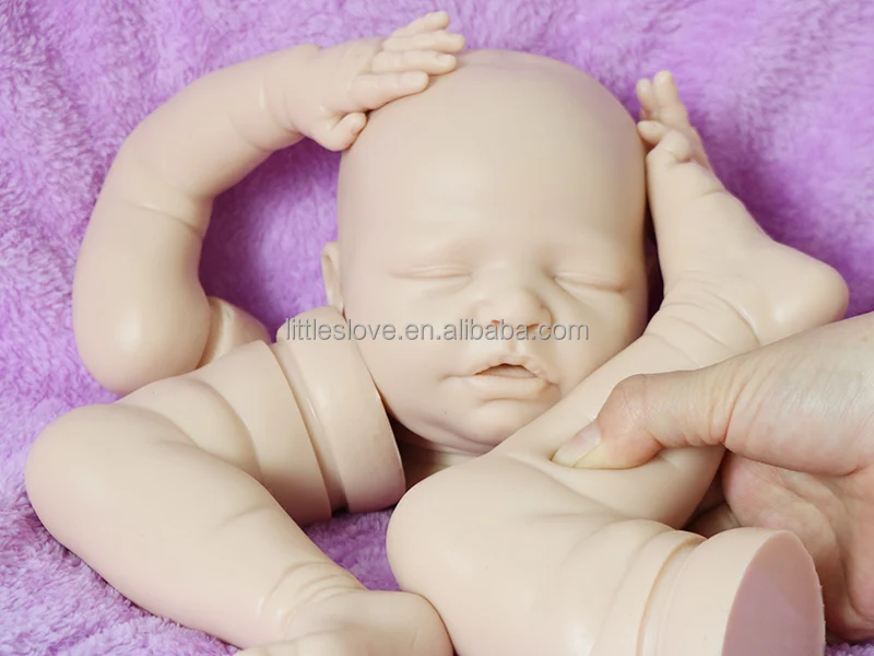 Reborn Doll Solid Silicone Kits Small Dolls Rubber Baby Realistic Molds Kits