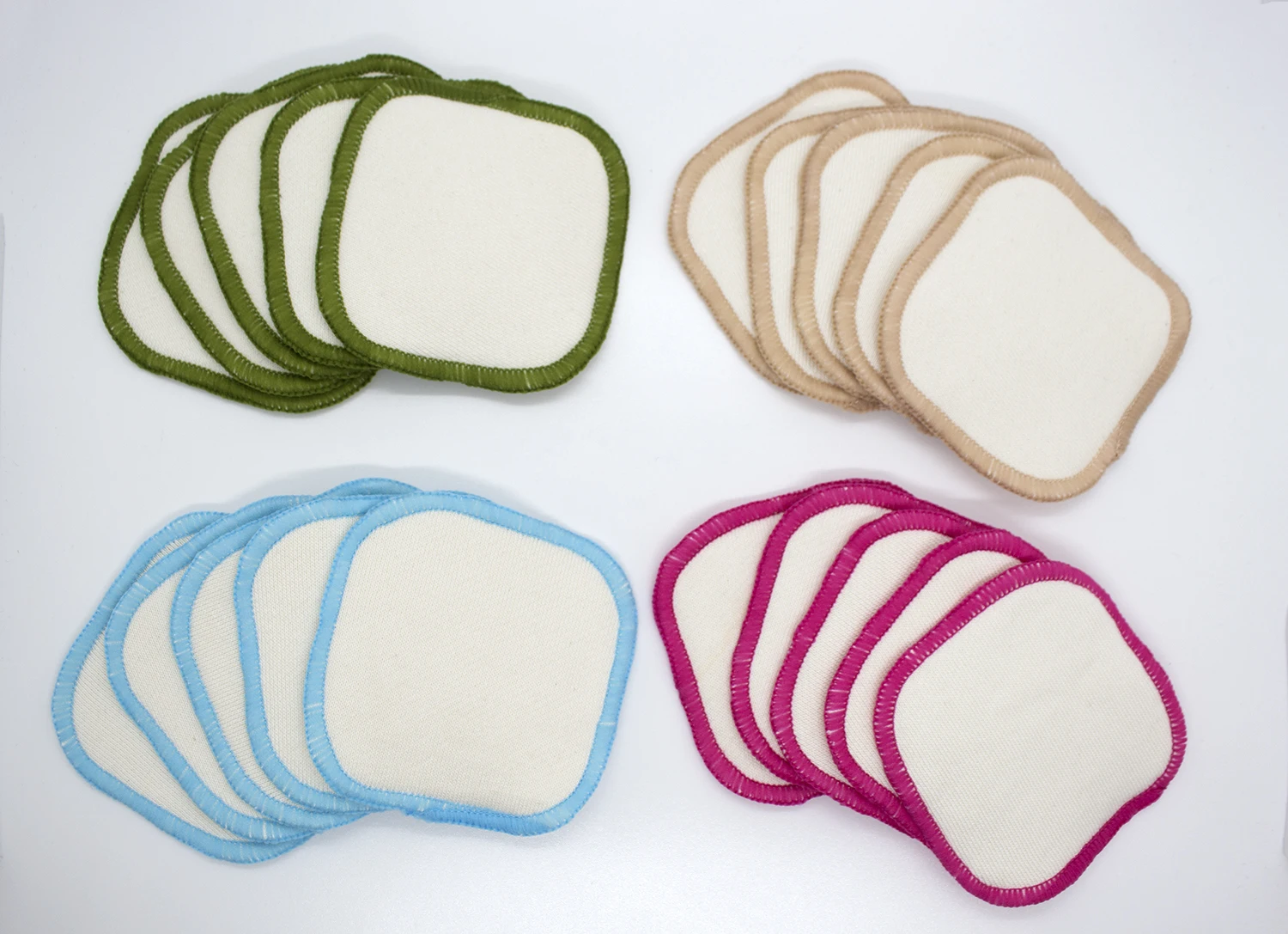 
Reusable Cotton Pad Cosmetic Reusable Facial Cotton Rounds Pad with 100% Cotton Laundry Bag and Paper Packaging 