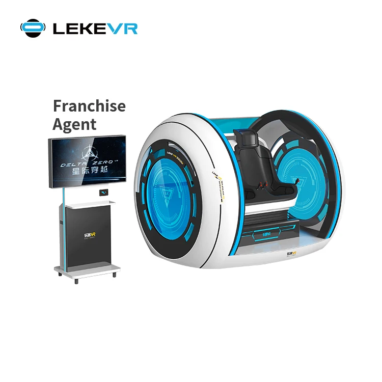 LEKE Double Seat VR Cinema 9D Virtual Reality Simulator 9D VR Chair For Franchise Business