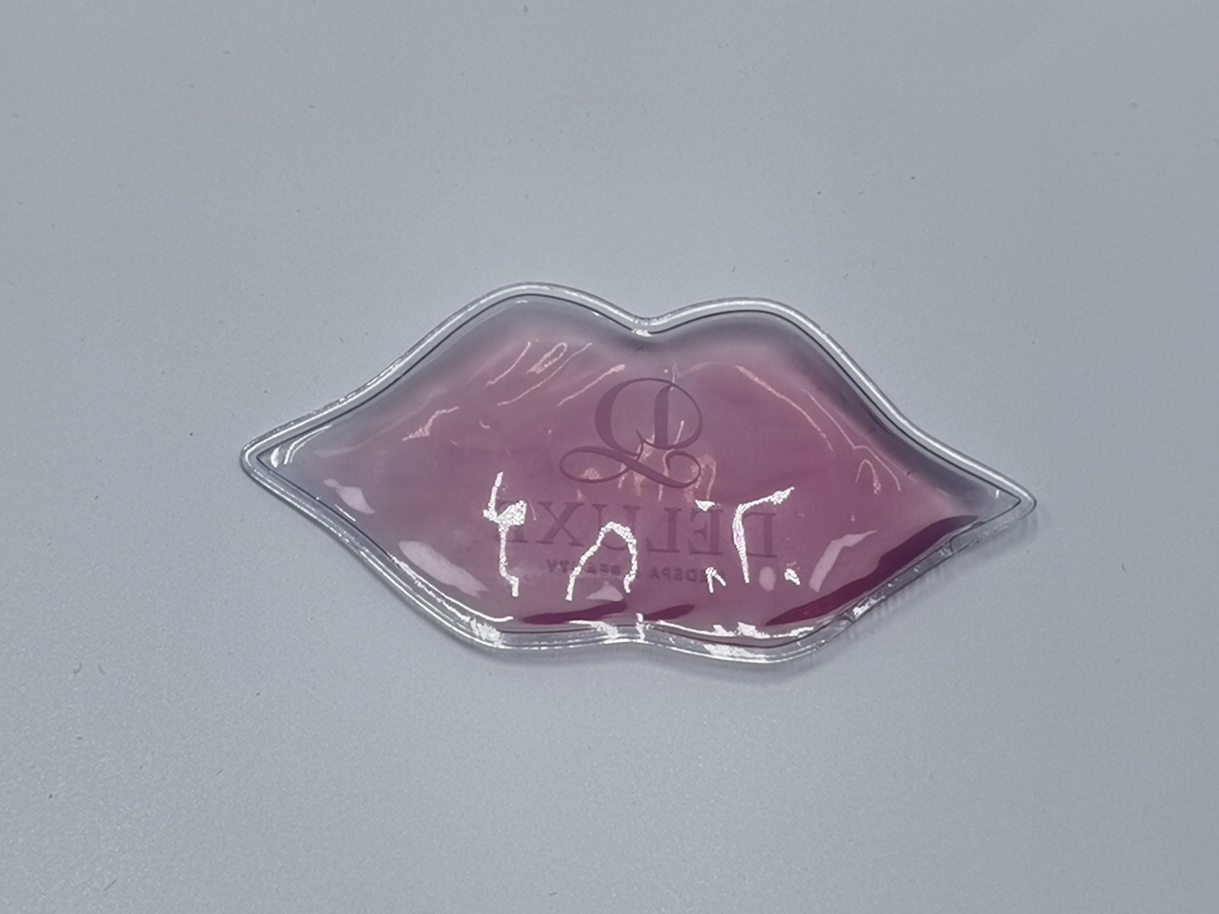 Lip shaped ice pack creative gel cooling ice stick PVC hot and cold compress stick Lip patch
