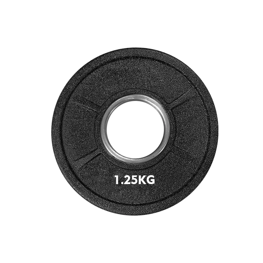 Rouser  Six Holes Rubber Bumper Plates 1.25/2.5/5/10/15/20KG Rubber Coated Equalizer Plates