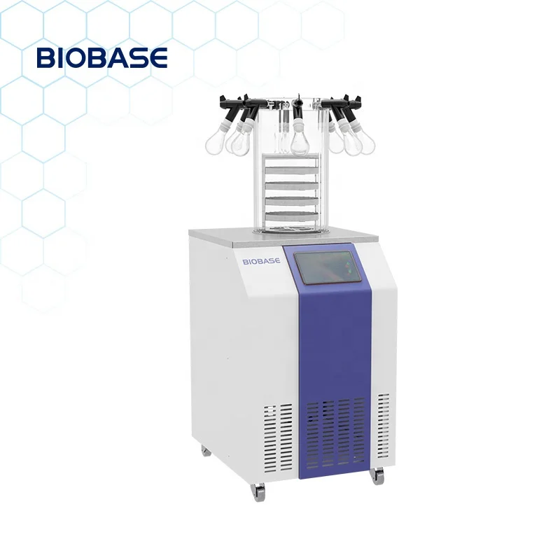 BIOBASE Mini Freeze Dryer Machine, lab vacuum freeze dryer manufacturer in China, Factory price