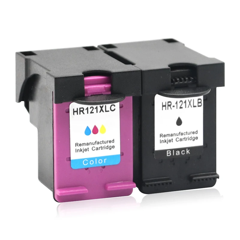 Remanufactured ink cartridges with head for HP121 121XL Deskjet D2563 Printer,HP Deskjet F4283 All-in-One ,F2423 F2483 F2493 F