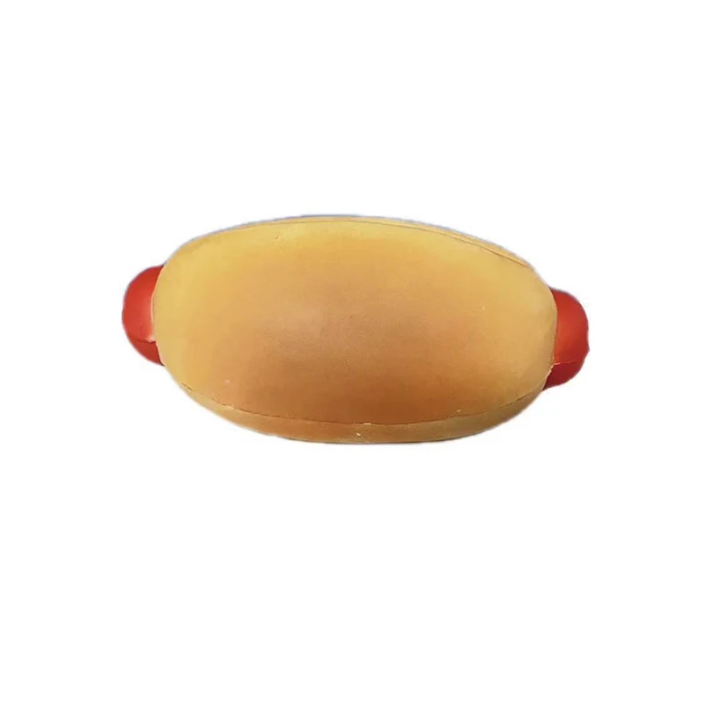 Giant hot dog stress release fidget squeeze toy squeeze the toy big soft toy for kid and children kindergarten use