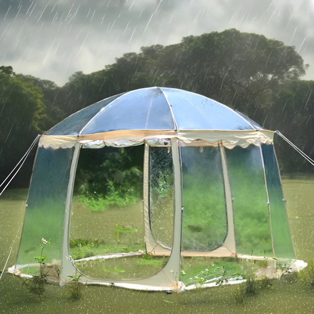 Popular Portable Foldable PVC Net Tent Outdoor Transparent  Star Room Waterproof Beach Tent Rainproof and Warm