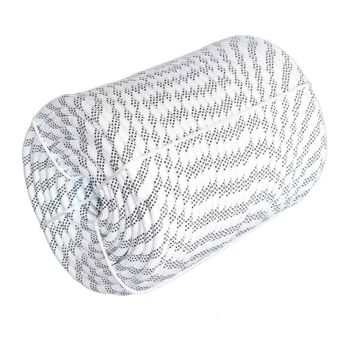 Popular style Colorful rock Climbing dynamic Rope with Carabiner at each end